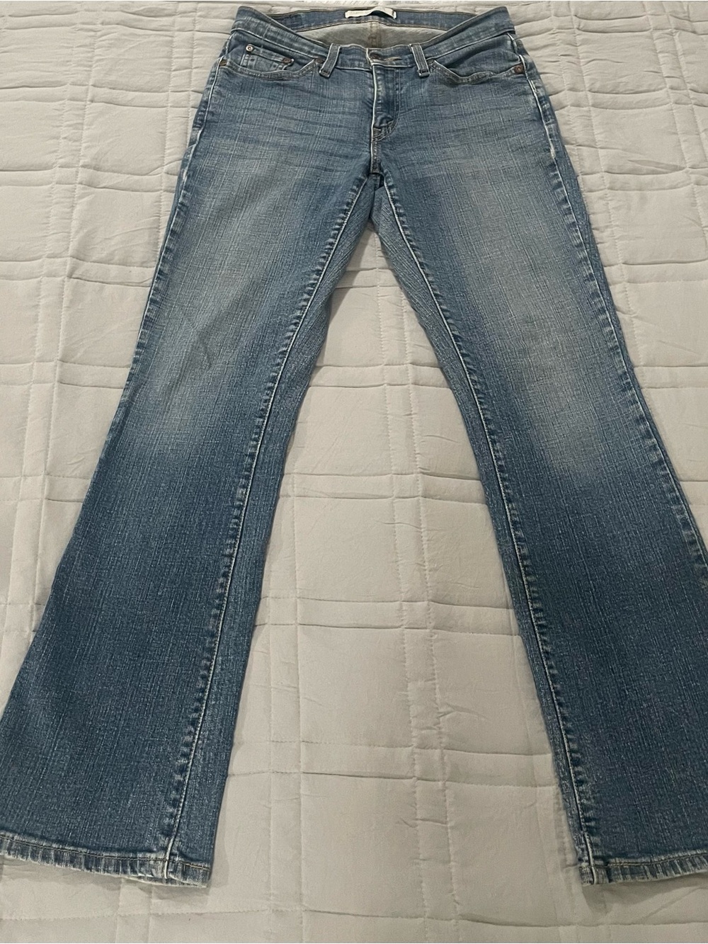 Levi's Medium Blue Boot Cut Jeans for Women